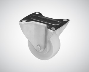 Zestaw kołowy stały fi 125 mm - nośność 150 kg - koło poliamidowe