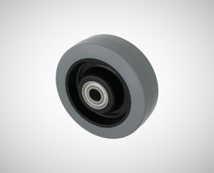 Koło pełne fi 160 mm - nośność 300 kg - koło z elastyczną gumą